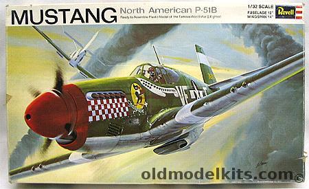 Revell 1/32 North American P-51B Mustang Shangri-La, H295-200 plastic model kit